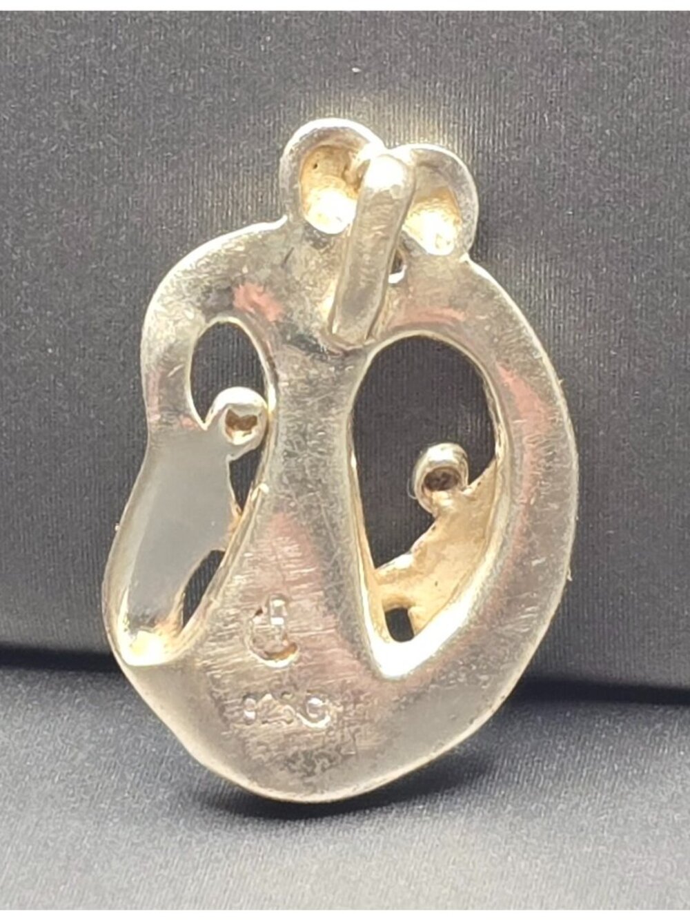 Vintage Sterling Silver Family Pendant Carolyn Pollack Relios Family Of 5 Charm - Picture 2 of 4